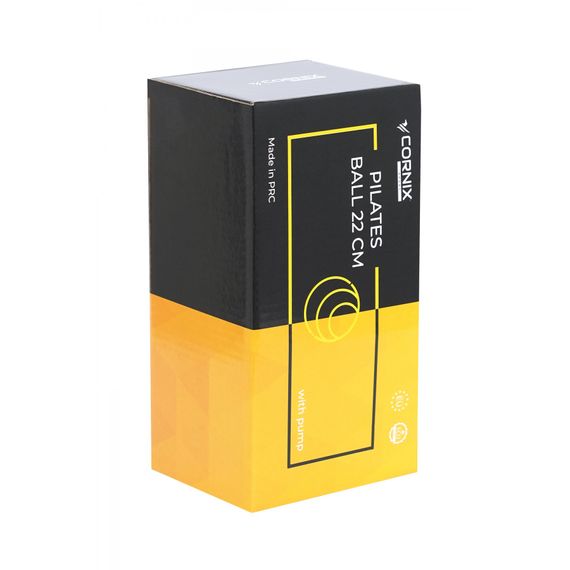 М'яч для пілатесу, йоги, реабілітації Cornix MiniGYMball 22 см XR-0227 Grey | Зображення 2