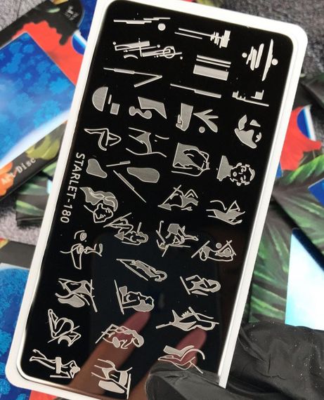 Пластина 180 для стемпинга Starlet Professional (12х6см)