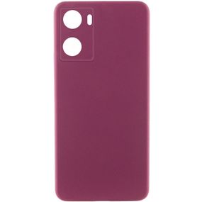 Чехол Silicone Cover Lakshmi Full Camera (AAA) для Oppo A57s / A77s Бордовый / Plum