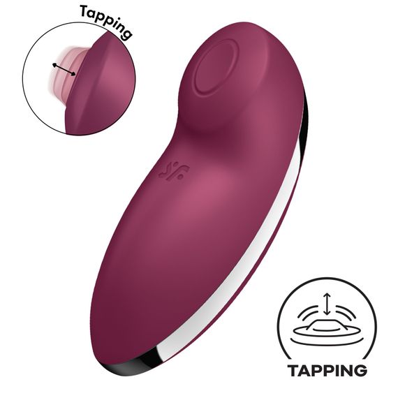 Вібростимулятор-пульсатор Satisfyer Tap & Climax 2 Red