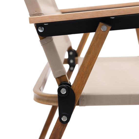 Крісло розкладне туристичне 52×53×77 см крісло Бежеве HP-SY-1B | Зображення 4