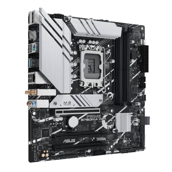Материнcкая плата ASUS PRIME B760M-A WIFI D4 s1700 B760 4xDDR4 M.2 HDMI DP Wi-Fi BT mATX 90MB1CX0-M1EAY0 | Зображення 3