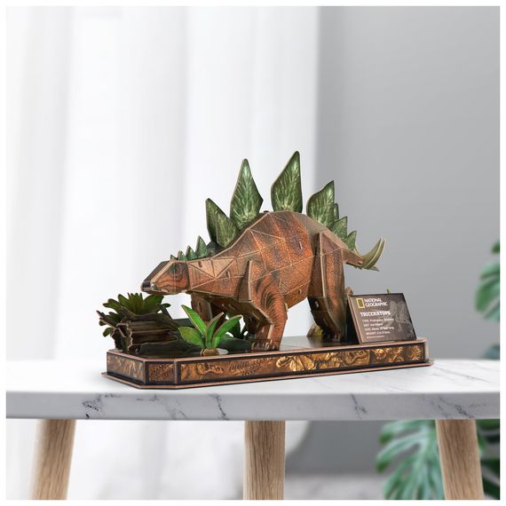 Пазл Cubic Fun 3D National Geographic Dino Стегозавр (DS1054h) | Зображення 2