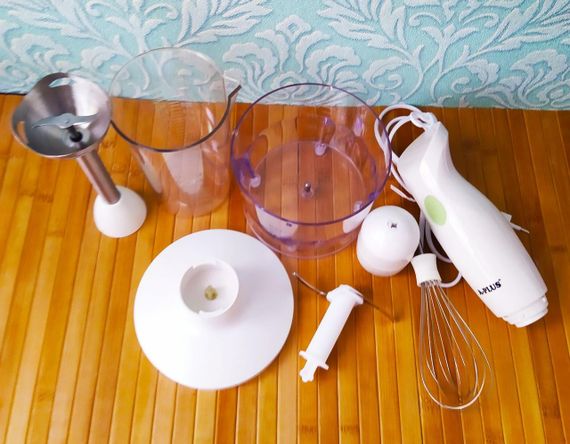 Ручний блендер 4в1 | Електричний чоппер | Багатофункціональний блендер | Зображення 2