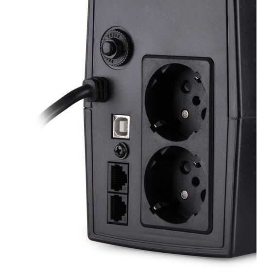 Пристрій безперебійного живлення Vinga LCD 800VA plastic case with USB (VPC-800PU) | Зображення 9