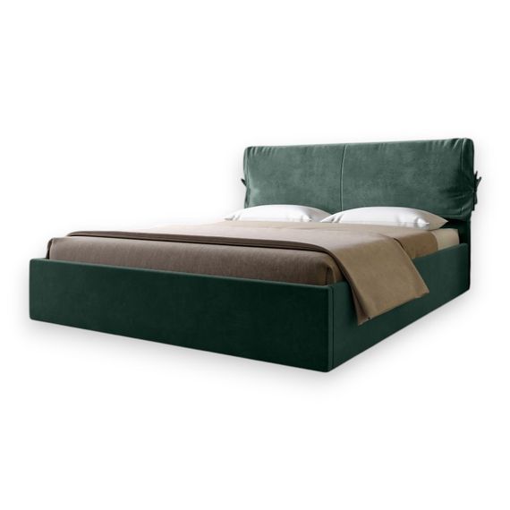 Двоспальне ліжко з м`яким узголів`ям LION Порто Парадіз 39 160х200 см (LION-041738) | Зображення 1