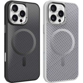 Чохол TPU+PC Carbon Mirage with MagSafe для Apple iPhone 16 Pro Max (6.9")