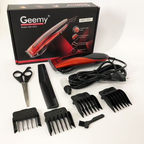 Машинка для стрижки GEMEI GM-1012, машинка для стрижки волос домашняя, Машинка для UI-577 стрижки проводная | Зображення 1