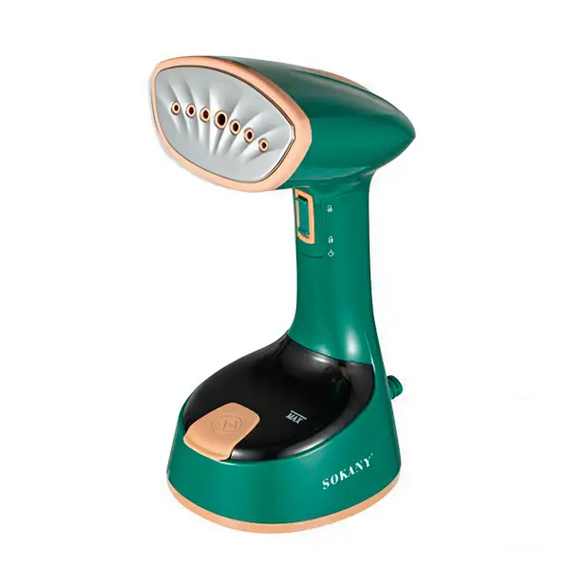Парова відпарювач для одягу Sokany 1300 Вт Зелений SKGT3065GR