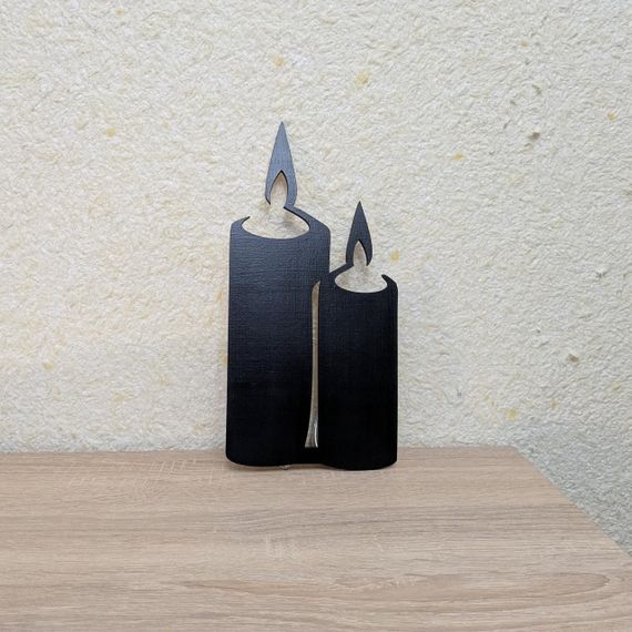 Панно декоративне картина на стіну Свічка 140х285 acr-p000260