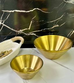 Салатник OLens Золота радість 102-1300 16 см 600 мл золотистий