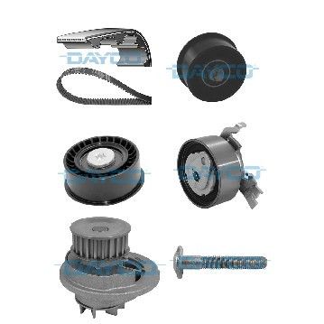 Ремень ГРМ компл. + помпа Opel Combo 1.6 CNG 05-11, Dayco, KTBWP3610,
