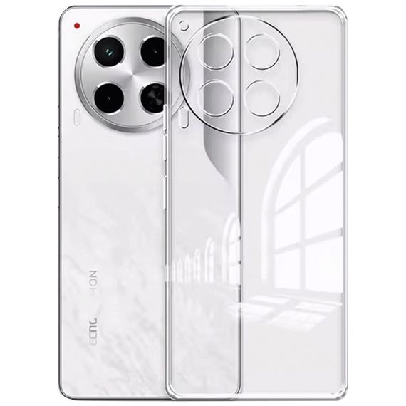 TPU чехол Epic Transparent 1,5mm Full Camera для TECNO Camon 30 (CL6) Бесцветный (прозрачный)