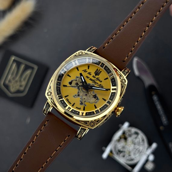 Жіночий годинник Awarder 021 Де би не була Gold-Gold-Brown | Зображення 6