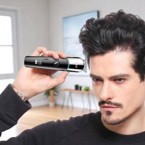 Триммер аккумуляторный 4 насадки VGR V-291 Голубой