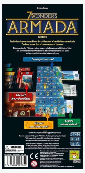 Настольная игра 7 Wonders: Armada (7 Чудес: Армада) дополнение | Зображення 5