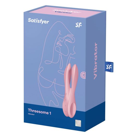 Кліторальний вібратор Satisfyer Threesome 1 Pink з трьома гнучкими пальчиками Sex Aura | Зображення 6