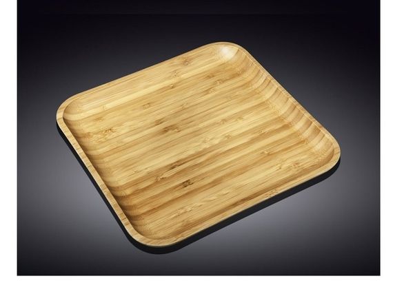 Тарелка бамбуковая Wilmax (Вилмакс) Bamboo 17.5х17.5 см (WL-771020)