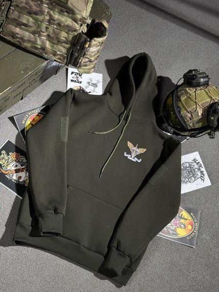 Худі CELEO на флісіЗвжди перші олива ВТ7989 | Зображення 6