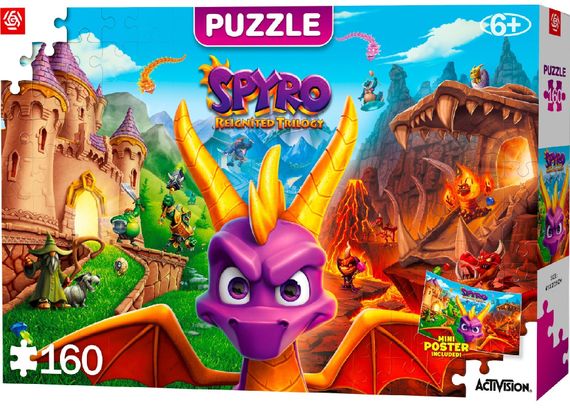 Пазл GoodLoot Spyro Reignited Trilogy Puzzles 160 ел. (5908305240389)