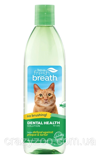 Добавка у воду TropiClean "Свіже дихання", для котів 473 мл (645095001152) | Зображення 1