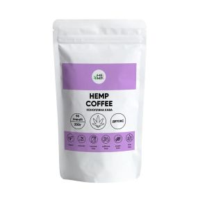 Кава конопляна "Детокс" Кава з коноплями Кава без кофеїну Кава розчинна без кофеїну