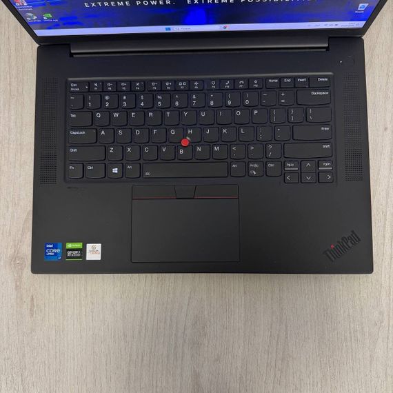 Ігровий ноутбук Б-клас Lenovo ThinkPad X1 Extreme Gen 4 / 15.6" (1920x1080) IPS / Intel Core i7-11850H (8 (16) ядра по 2.5 - 4.8 GHz) / 16 GB DDR4 / 512 GB SSD / nVidia GeForce RTX 3070, 8 GB GDDR6, 256-bit / WebCam б/в | Зображення 2