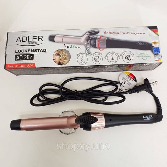 Плойка для волосся 25мм Adler AD 2117 180Вт | Зображення 3