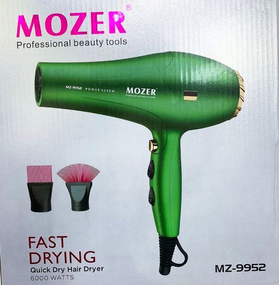 Профессиональный фен Mozer MZ-9952 4000 Вт для сушки укладки волос | Зображення 4