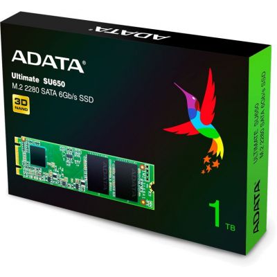 Накопичувач SSD M.2 2280 1TB ADATA (ASU650NS38-1TT-C) (ASU650NS38-1TT-C) | Зображення 3