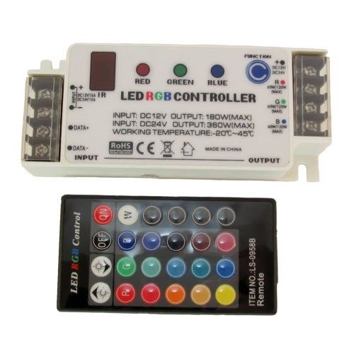 Контроллер однозональный с пультом RGB-LS-0958 | Зображення 1