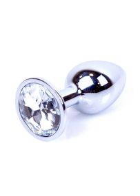Анальна пробка B - Series Plug-Jewellery Silver PLUG- Clear