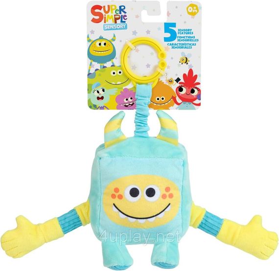 Іграшка для розвитку сенсорики WowWee Super Simple Плюшевий монстр Ріццо