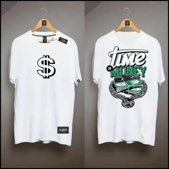 Футболка мужская с принтом повседневная S Белая