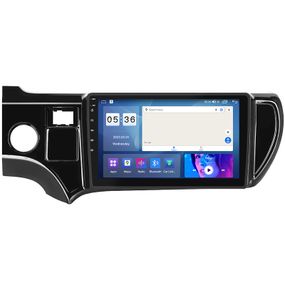 Штатна магнітола Lesko для Toyota Aqua I Рестайлинг 2 2017-2021 екран 9" 2/32Gb CarPlay 4G Wi-Fi GPS Prime