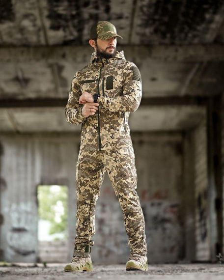 Еластичний тактичний костюм agony піксель НП4878