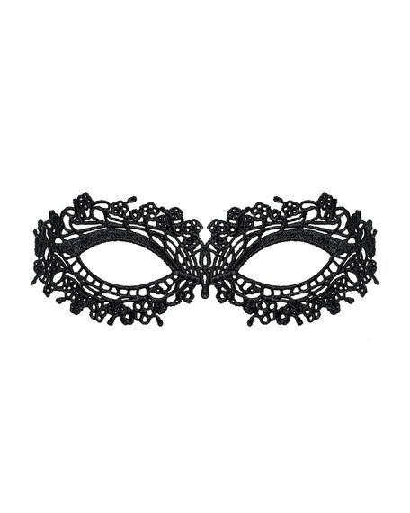 (SALE) Мереживна маска Obsessive A710 mask, єдиний розмір, чорна | Зображення 1