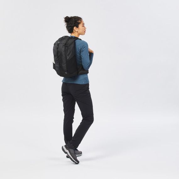 Штани жіночі MH500 для гірського туризму чорні - EU40 UA46 L31