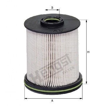 Фильтр топливный Opel Astra 1.6 CDTi 15-, Hengst, E459KP01 D369,