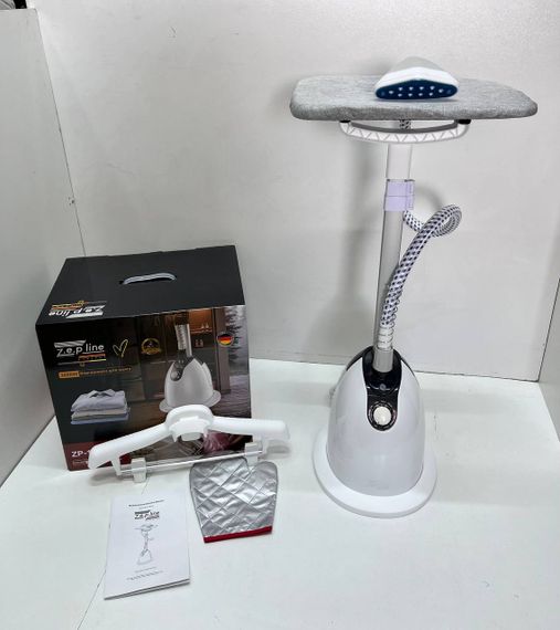 Белый Отпариватель вертикальный для одежды со стойкой Zepline ZP-130 3000W | Зображення 2