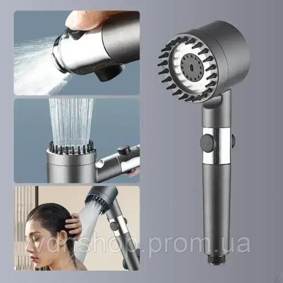 Масажна лійка з обертанням 360° Turbocharged shower head | Зображення 1