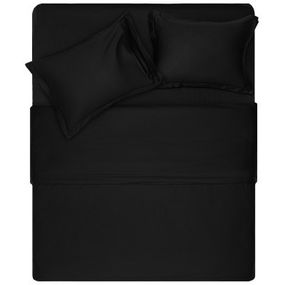 Підковдра Ardesto Mix&amp;Match Premium 100% бавовна, сатин чорний 200х220 см (ART2022DVL)