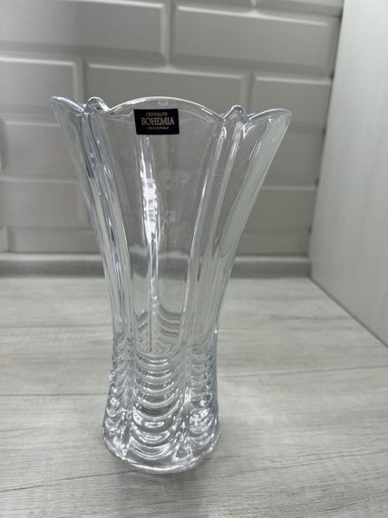 Ваза стеклянная для цветов Bohemia Orion 20.5 см 89001/99001/205 | Зображення 2