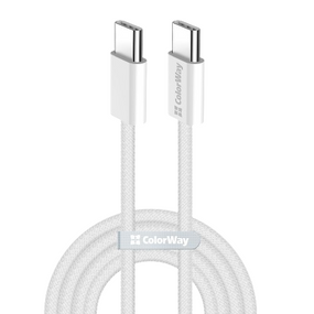 Кабель USB PD Type-C/Type-C ColorWay CW-CBPDCC068-GR 3,0A 60W 2м сірий