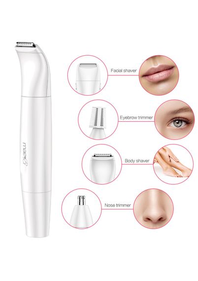 Жіноча електробритва All-in-One Ladyshave, біла | Зображення 5