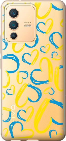 Чехол на Vivo V23 Сердца UA "5292u-2642-17620"