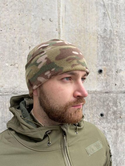 Шапка фліс мультикам