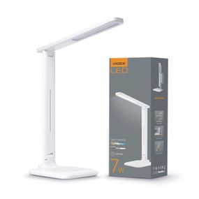 Настільна лампа LED Videx 7W 3000-5500K біла VL-TF02W