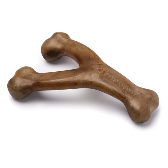 Іграшка для собак зі смаком бекону Benebone Wishbone Bacon, 17 см | Зображення 1