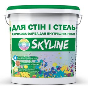 Краска акриловая водоэмульсионная Для Стен и Потолков SkyLine 4,2 кг